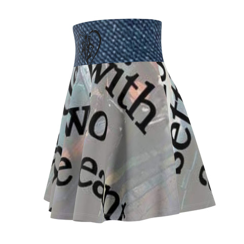 Women's  HIP HOP ART Skater Skirt (AOP)