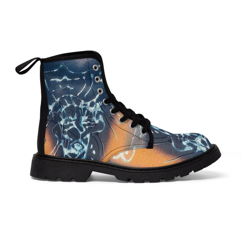 Men's  HIP HOP ART Canvas Boots