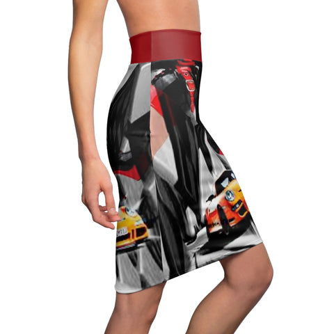 Women's HIP HOP ART Pencil Skirt (AOP)