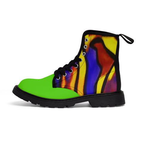 Men's Canvas HIP HOP ART Boots