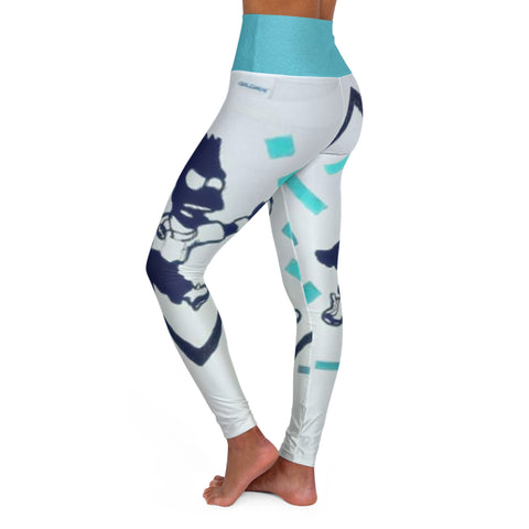 High Waisted HIP HOP ART Yoga Leggings (AOP)