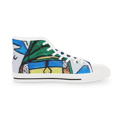 Men's High Top  HIP HOP ART Sneakers