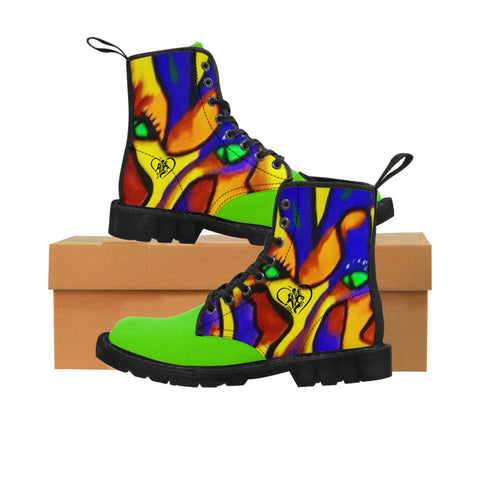 Men's Canvas HIP HOP ART Boots