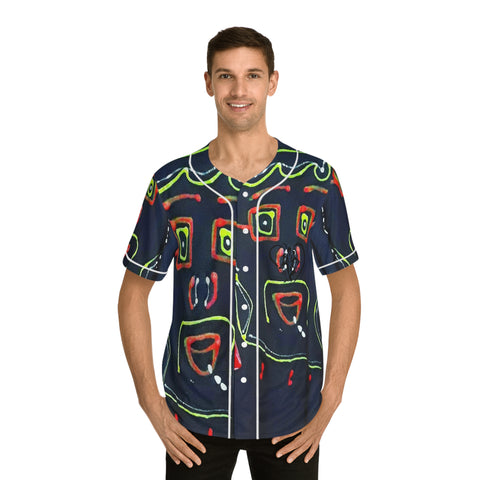 Men's HIP HOP ART Baseball Jersey (AOP)