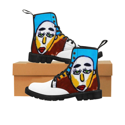 Men's Canvas HIP HOP ART Boots