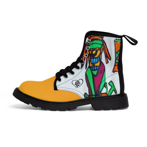 Men's Canvas  HIP HOP ART Boots