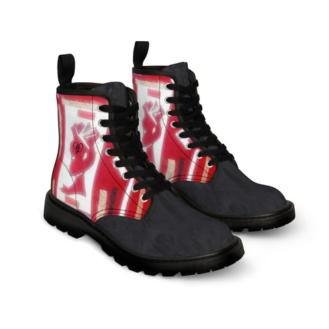 Men's Canvas  HIP HOP ART Boots