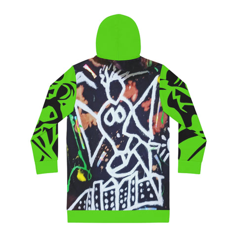 Women's HIP HOP ART Hoodie Dress (AOP)