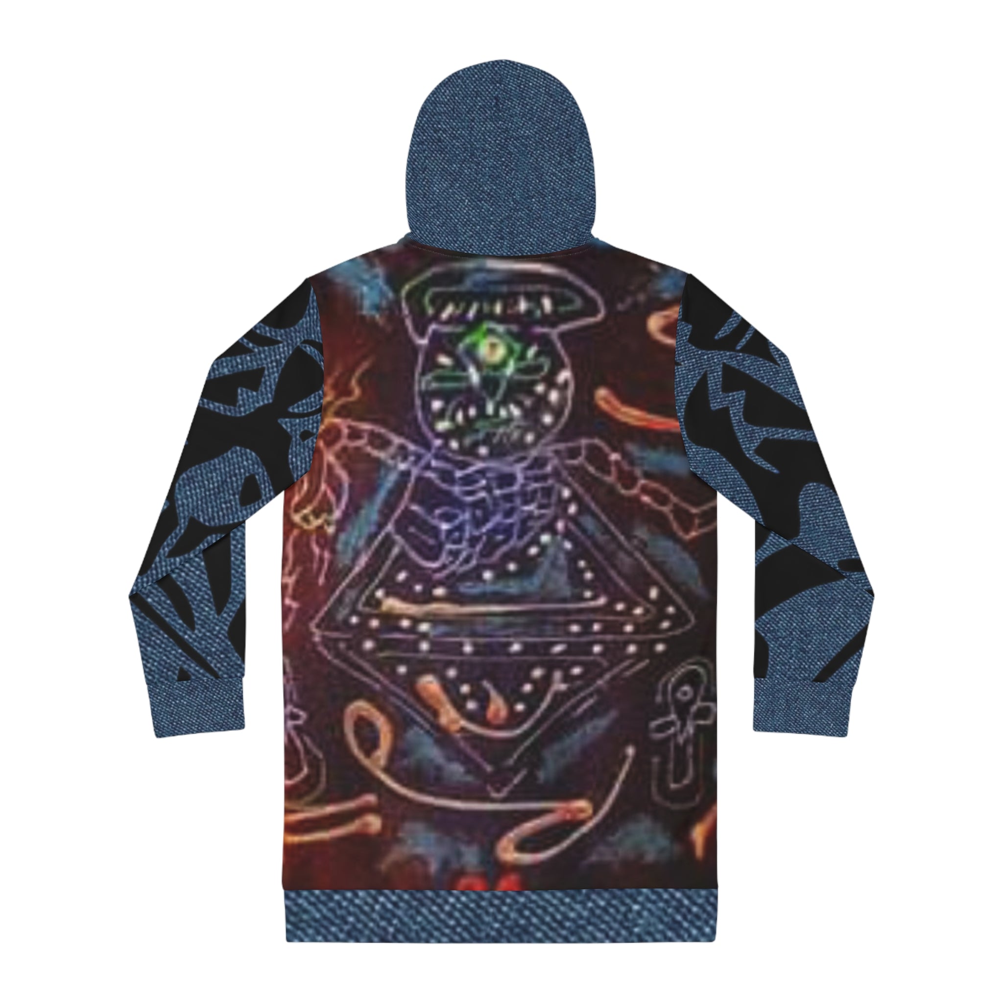 Women's HIP HOP ART Hoodie Dress (AOP)