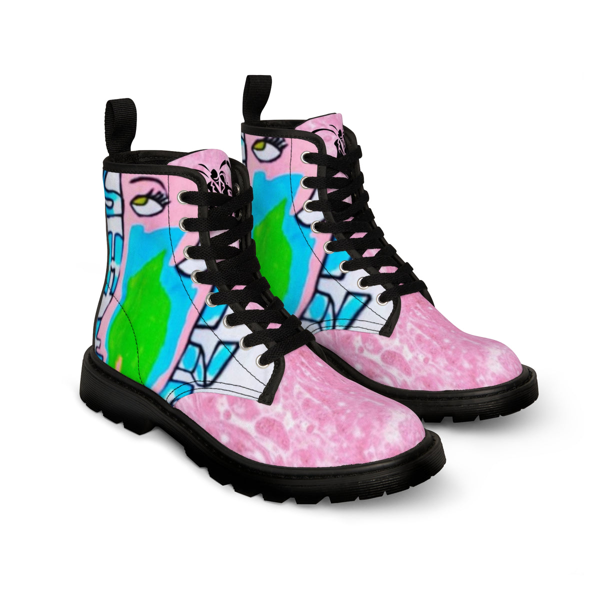 Men's Canvas  HIP HOP ART Boots