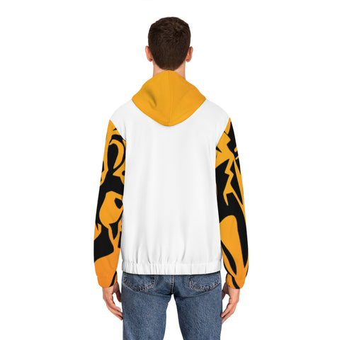 Men's Full-Zip HIP HOP ART Hoodie (AOP)