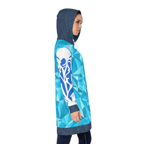 Women's HIP HOP ART Hoodie Dress (AOP)