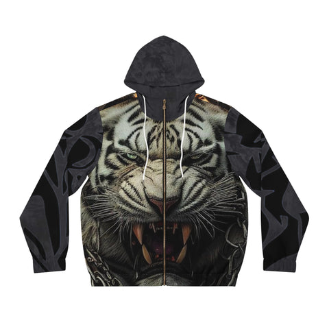 Men's Full-Zip  HIP HOP ART  Hoodie (AOP)