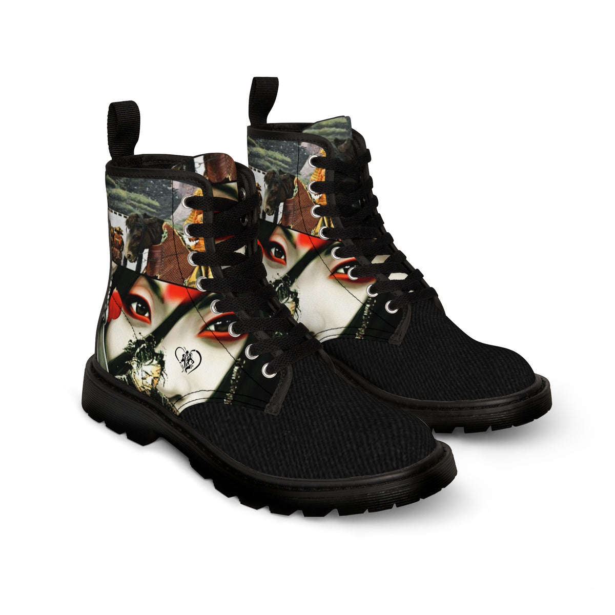 Men's Canvas  HIP HOP ART  Boots