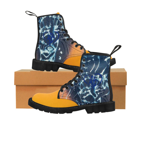 Men's Canvas  HIP HOP ART Boots