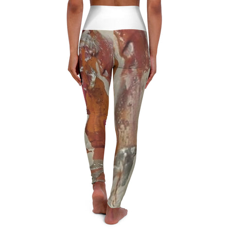 High Waisted  HIP HOP ART  Yoga Leggings (AOP)