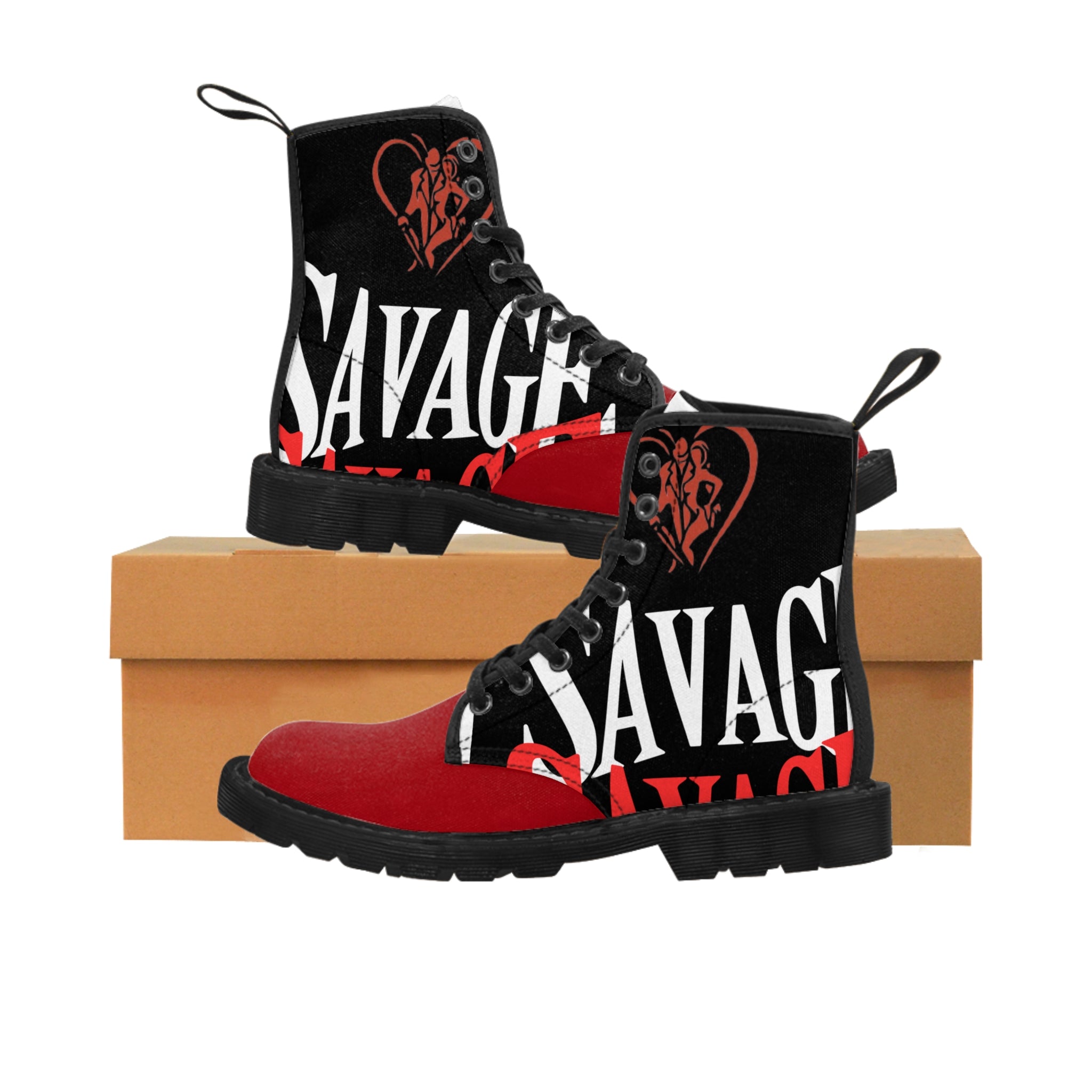 Women's HIP HOP ART Canvas Boots