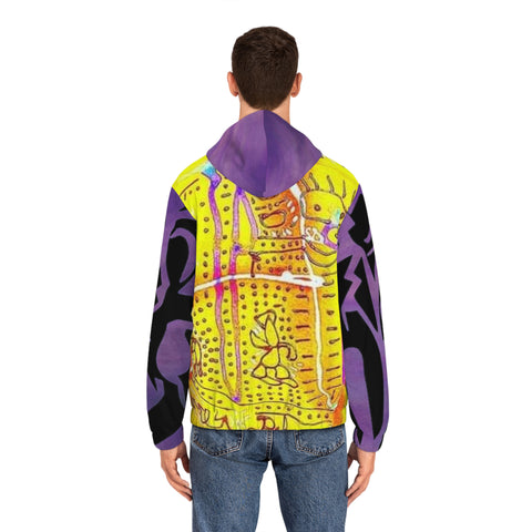 Men's Full-Zip  HIP HOP ART Hoodie (AOP)