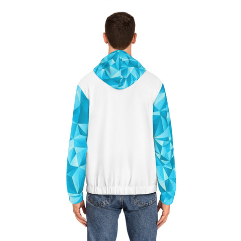 Men's Full-Zip HIP HOP ART Hoodie (AOP)