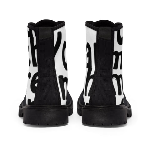 Men's Canvas  HIP HOP ART Boots