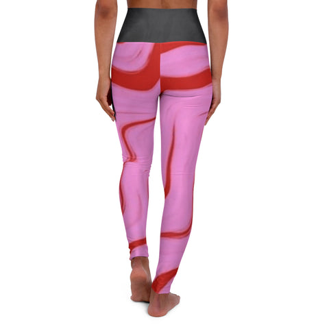 High Waisted  HIP HOP ART  Yoga Leggings (AOP)