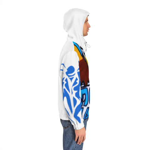 Men's Full-Zip  HIP HOP ART Hoodie (AOP)