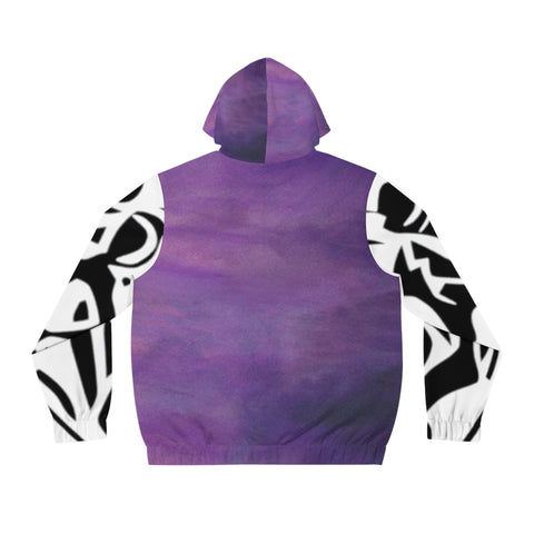 Men's Full-Zip  HIP HOP ART  Hoodie (AOP)