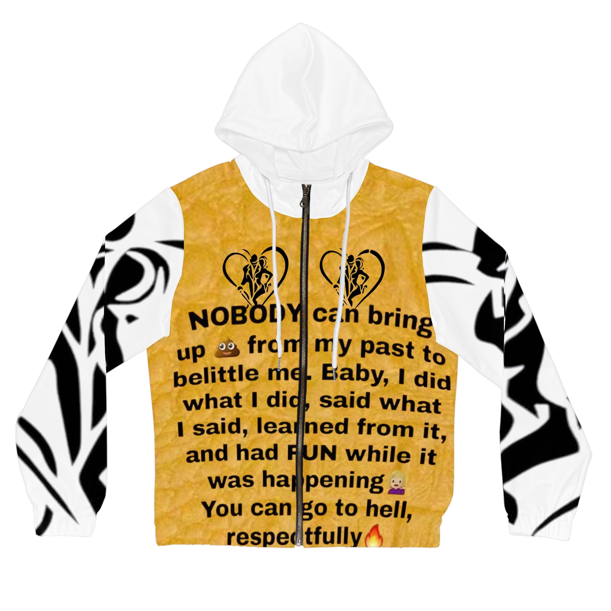 Women’s Full-Zip HIP HOP ART Hoodie (AOP)