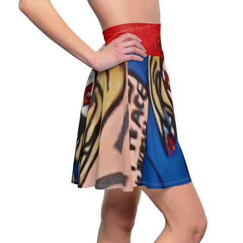 Women's  HIP HOP ART Skater Skirt (AOP)