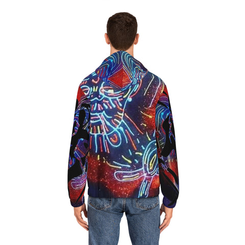 Men's Full-Zip HIP HOP ART Hoodie (AOP)