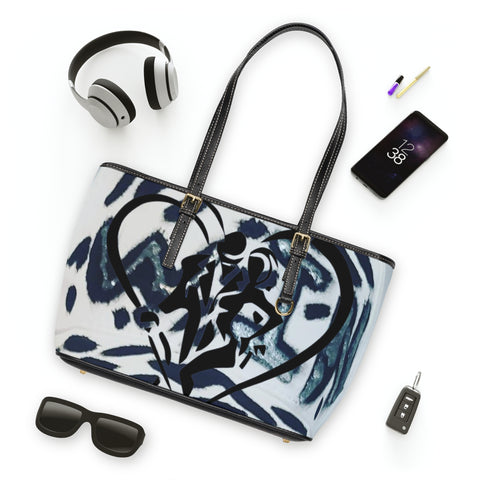 HIP HOP  ART PU Leather Shoulder Bag