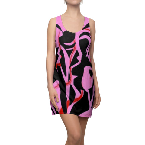 Women's Cut & Sew HIP HOP ART  Racerback Dress (AOP)