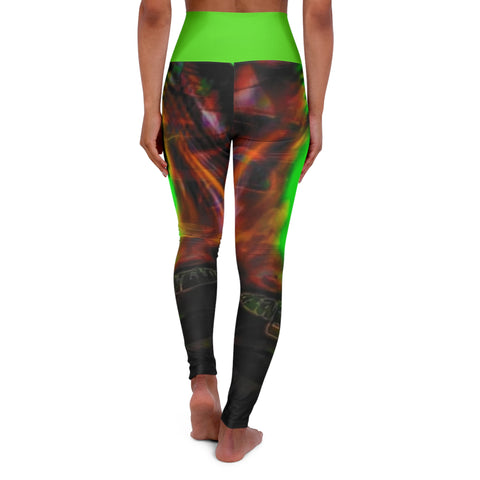 High Waisted  HIP HOP ART Yoga Leggings (AOP)