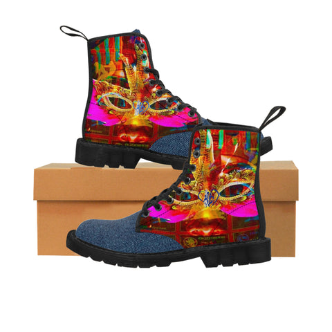 Men's Canvas HIP HOP ART Boots