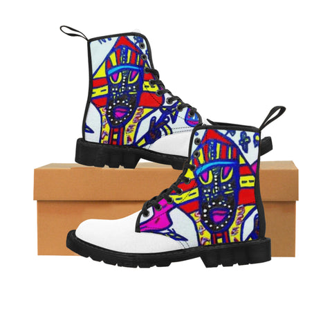 Men's Canvas HIP HOP ART Boots