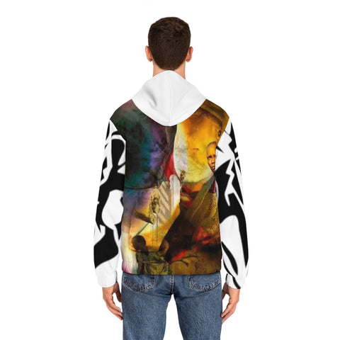 Men's Full-Zip HIP HOP ART  Hoodie (AOP)