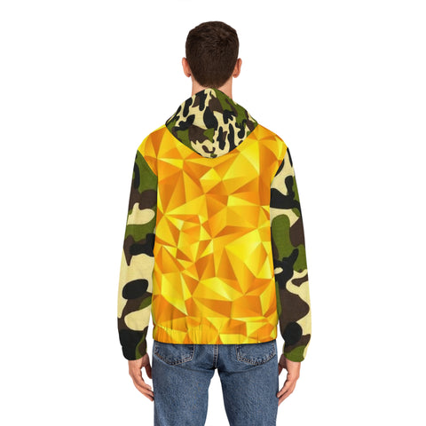 Men's Full-Zip  HIP HOP ART Hoodie (AOP)