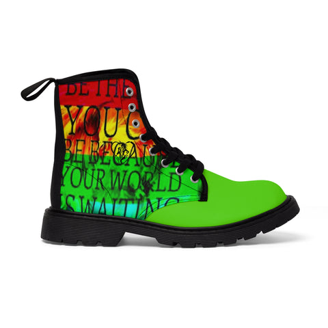 Women's Canvas HIP HOP ART Boots