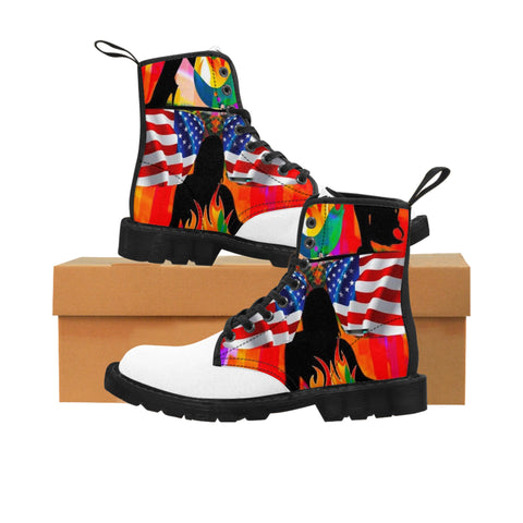 Women's Canvas HIP HOP ART Boots