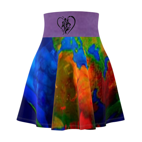 Women's HIP HOP ART Skater Skirt (AOP)