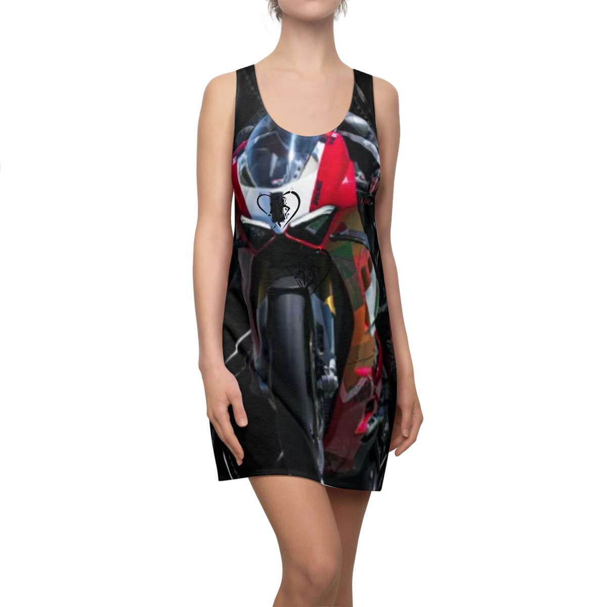Women's Cut & Sew  HIP HOP ART Racerback Dress (AOP)