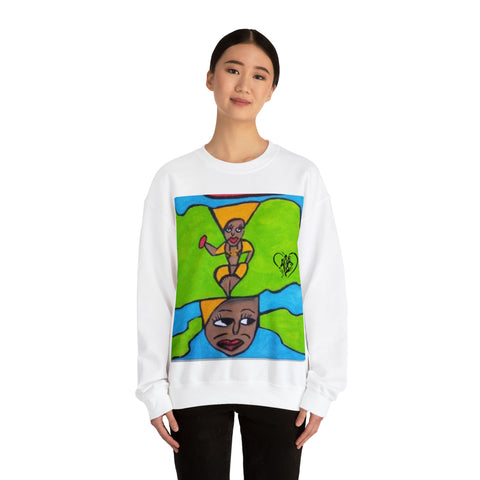 Unisex Heavy Blend™  HIP HOP ART  Crewneck Sweatshirt