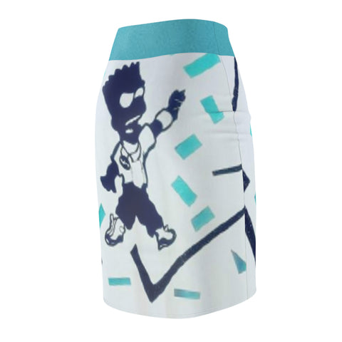 Women's HIP HOP ART Pencil Skirt (AOP)