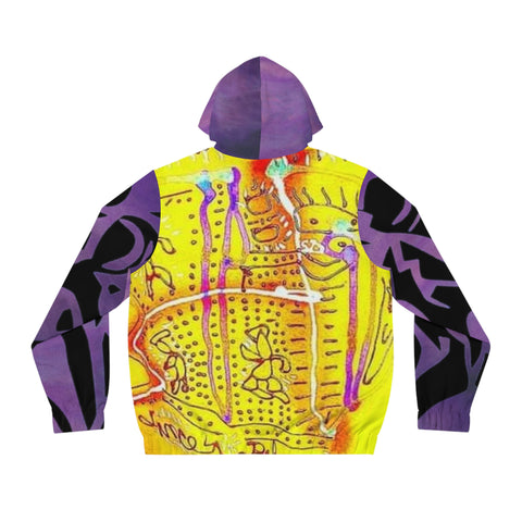 Men's Full-Zip  HIP HOP ART Hoodie (AOP)