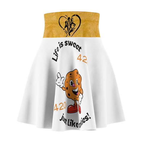 Women's HIP HOP ART Skater Skirt (AOP)