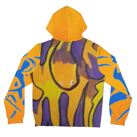 Women’s Full-Zip  HIP HOP ART Hoodie (AOP)