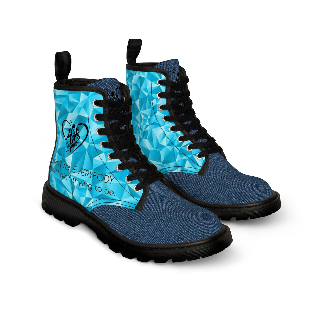 Men's Canvas HIP HOP ART Boots