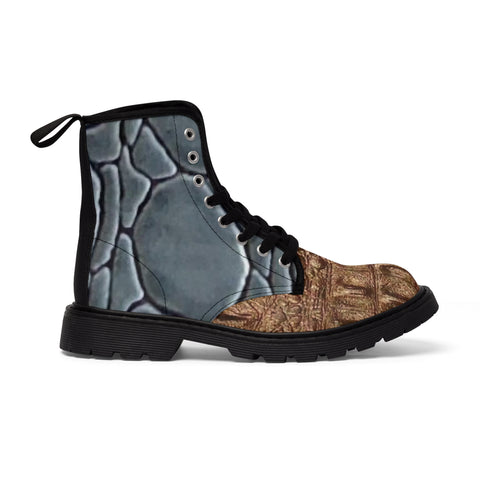 Men's HIP HOP ART Canvas Boots