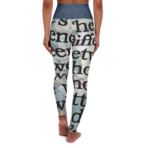 High Waisted HIP HOP ART Yoga Leggings (AOP)