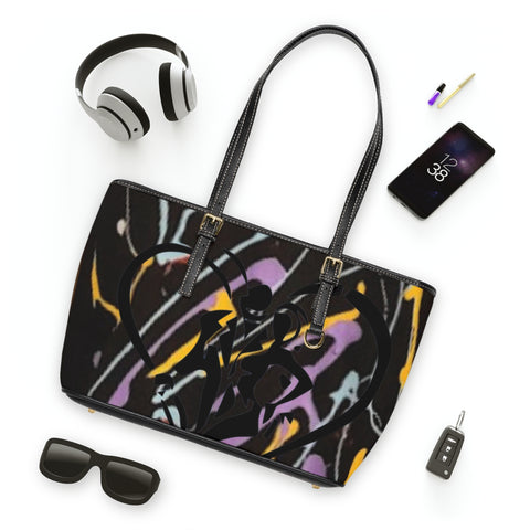 PU Leather  HIP HOP ART  Shoulder Bag